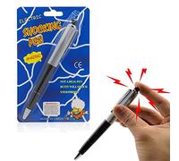 WYFCR Electric Shock Pen, Fun Prank Stylos Choc Électrique Shock Pen, Surprise Avril Fool Jouet pour Blague Noir