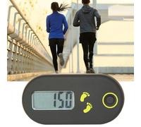 WYFCR Mini podomètre, Compteur de Pas de Marche 3D, Compteur de Pas de Marche Mini Fitness, Compteur de Pas précis pour l'affichage des Pas des Hommes et des Femmes âgés