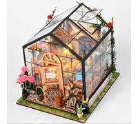 WYFCR Wooden Dolls Model Furniture Renovation Kits -DIY Building Kit - Educational Toys, Mini House Miniature Hand Diorama for Home Decoration Creative Gifts, Wooden Dolls House Kit Miniature