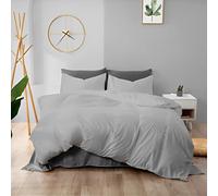 WYFKYMXX Housse de Couette imperméable Doux et Confortable Protège Couette imperméable hypoallergénique étanche Waterproof Duvet Protector (Gris Clair,260 x 240 cm)