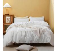 WYFKYMXX Housse de Couette imperméable Doux et Confortable Protège Couette imperméable hypoallergénique étanche Waterproof Duvet Protector (Blanc, 260 x 240 cm)