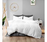 WYFKYMXX Housse de Couette imperméable Doux et Confortable Protège Couette imperméable hypoallergénique étanche Waterproof Duvet Protector (Blanc,140 x 200 cm)