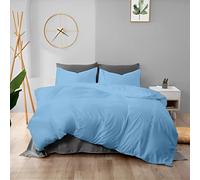 WYFKYMXX Housse de Couette imperméable Doux et Confortable Protège Couette imperméable hypoallergénique étanche Waterproof Duvet Protector (Bleu Ciel,240 x 220 cm)