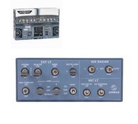 WYFTOY Rowsfire A101 A32x Mini panneau de lumière au-dessus de la tête pour MSFS 2020/2024 avec plusieurs types d'avions, compatible avec le cockpit Windows Home, Plug and Play, cadeau pour adultes