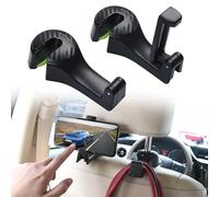 WYFZ 2 Pièces Crochets pour Dossier de Siège de Voiture pour Dodge Charger Scat SRT Daytona GT R/T 2015-2023, Siège Auto Appuie-tête Crochet Accesoire Voiture Intérieur
