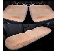 WYFZ 3 Pièces Car Winter Plush Seat pour Mercedes Vito W447 2014-2025, Avant arrière Coussin siège Confort Optimal Protection Thermique Hiver Lavable en Machine,Pink