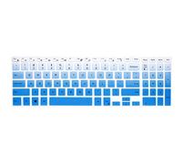 WYGCH Protection de clavier en silicone pour Dell Inspiron 15 3000 5000 Series/New Inspiron 17 3000 Series/Inspiron 17 7786/G3 15 17 Series/New G5 15 Series/pour Dell G7 15 17 Series-Gradual Mint