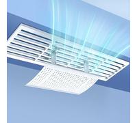 WYHBXD teur D'Air De Climatiseur Universel, Sortie De Climatisation SupéRieure, DéFlecteur De Climatisation RéGlable Pour Salon, Salle D'éTude, Chambre à Coucher (Size : 40cm/16")