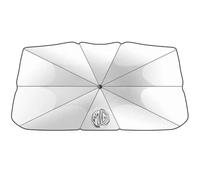 WYHHL Voiture Pare-Soleil de Pare-Brise pour MG MG3 Full Hybrid 2024 2025, Pliable Pare Brise Avant Parapluie UV Protection Accessoire