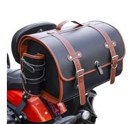 WYHSFSS Top Case Moto rétro pour Benda BD300 BD 300, Étanche Résistant Aux Chutes Antivol Coffre Voyage Installation Facile Coffre Moto Universel,Black+Brown- Normal