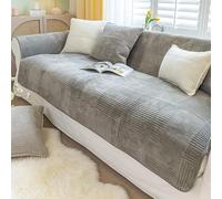 WYJHNLBEDC Couverture de canapé, 1/2/3 places, super douce, courte, en forme L/U, protection contre les chiens et chats, en polaire, chaude, pour canapé d’angle, 110 x 240 cm