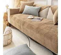 WYJHNLBEDC Couverture de canapé, 1/2/3 places, super douce, en forme L/U, protection contre les chiens et chats, en polaire, chaude, pour canapé d’angle, 110 x 210 cm