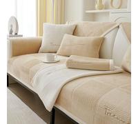 WYJHNLBEDC Couverture de canapé, 1/2/3 places, super douce, en forme L/U, protection contre les chiens et chats, en polaire, chaude, pour canapé d’angle, 110 x 240 cm