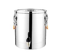 WYJRO Conteneur Isotherme avec Robinet, Distributeur De Boissons Isotherme en Acier Inoxydable, pour, Eau, Café, Boissons Glacées, thé ou vin Chaud, 24-12 Heures,36 * 45CM/40L