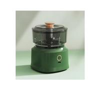 WYJRO Hachoir À Viande Mélanger, Mini Hachoir À Viande, avec 3 Lames en Acier Inoxydable, Hachoir Electrique De Cuisine, for Meat, Fruit, Vegetable, Baby Food,[a] Green