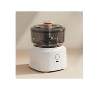 WYJRO Hachoir À Viande Mélanger, Mini Hachoir À Viande, avec 3 Lames en Acier Inoxydable, Hachoir Electrique De Cuisine, for Meat, Fruit, Vegetable, Baby Food,[b] White