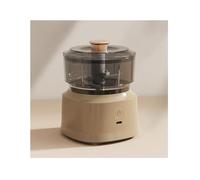 WYJRO Hachoir À Viande Mélanger, Mini Hachoir À Viande, avec 3 Lames en Acier Inoxydable, Hachoir Electrique De Cuisine, for Meat, Fruit, Vegetable, Baby Food,[c] Brown