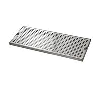 WYJRO Plateau D'égouttement de Bière Amovible,Plateau D'égouttage pour Brassage À La Maison,Plateau Égouttoir en Acier Inoxydable Vaisselle Cuisine pour Bar Tasses Bols,40CM