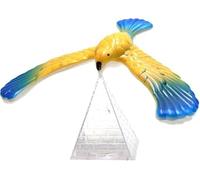 Wyjuan 1 lot de jouets d'aigle en équilibre, jouets d'aigle avec pyramide, jouet d'équilibre d'oiseau, doigt d'équilibre d'oiseau, qui peut être posé sur le doigt, amusant pour les cadeaux magiques