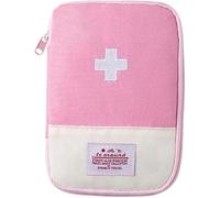 Wyjuan 1 sac de premiers secours vide, pochette de premiers secours, mini sac médical portable pour le camping, la randonnée, les voyages, sac d'urgence (rose - petit), sports et activités de plein