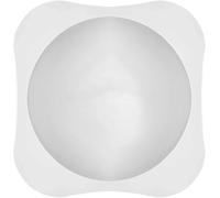 Wyjuan Grand moule à gâteau en silicone blanc en forme de planète, outil de cuisson en forme de boule de bain, moule à pâtisserie en forme de demi-boule résistant à la chaleur