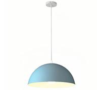 WYJYANC Suspension Créative, Lustre Semi-circulaire À Une Tête, Abat-jour Macarons Colorés, Éclairage Décoratif Moderne Et Simple Pour Salle D'exposition, Luminaire Suspendu Pour Restaurant Et Cuisine