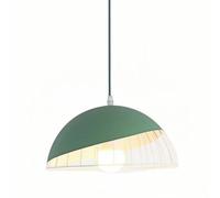 WYJYANC Suspension Nordique Simple, Abat-Jour Semi-Circulaire Creux en Aluminium avec Macarons Colorés, Lustre Créatif pour Restaurant, Bar, Magasin, Bureau, Îlot De Cuisine