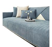 WYJZALLL Chenille Sofa Cover,Non-Slip Waterproof Couch Cover,Soft All-Season Furniture Protector,Pet-Friendly & Machine Washable(E,70x180cm/28x71in)
