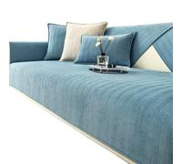 WYJZALLL Chenille Sofa Cover,Non-Slip Waterproof Couch Cover,Soft All-Season Furniture Protector,Pet-Friendly & Machine Washable(G,110x180cm/43x71in)