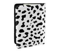 Wykjtwo Chien Dalmatien Imprimé Tache Noire, Porte-Passeport Portefeuille de Voyage en Cuir PU Étui pour Passeport Couvre-Passeport 6,5 po