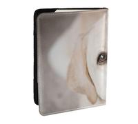 Wykjtwo Chien Labrador, Porte-Passeport Portefeuille de Voyage en Cuir PU Étui pour Passeport Couvre-Passeport 6,5 po