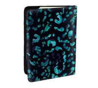 Wykjtwo Couleur Léopard, Porte-Passeport Portefeuille de Voyage en Cuir PU Étui pour Passeport Couvre-Passeport 6,5 po