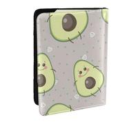 Wykjtwo Dessin animé, Mignon, Avocat, Porte-Passeport Portefeuille de Voyage en Cuir PU Étui pour Passeport Couvre-Passeport 6,5 po