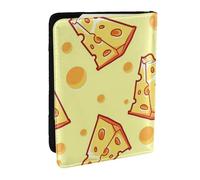 Wykjtwo Fromage, Porte-Passeport Portefeuille de Voyage en Cuir PU Étui pour Passeport Couvre-Passeport 6,5 po