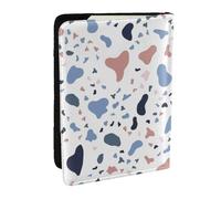 Wykjtwo Gros Points colorés sur Fond Blanc, Porte-Passeport Portefeuille de Voyage en Cuir PU Étui pour Passeport Couvre-Passeport 6,5 po