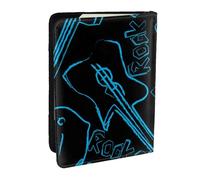 Wykjtwo Guitares Rock, Porte-Passeport Portefeuille de Voyage en Cuir PU Étui pour Passeport Couvre-Passeport 6,5 po