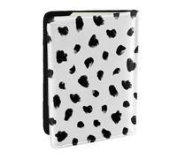 Wykjtwo Impression Animale dalmate picturale, Porte-Passeport Portefeuille de Voyage en Cuir PU Étui pour Passeport Couvre-Passeport 6,5 po