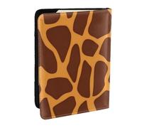Wykjtwo Impression Girafe Imprimer, Porte-Passeport Portefeuille de Voyage en Cuir PU Étui pour Passeport Couvre-Passeport 6,5 po