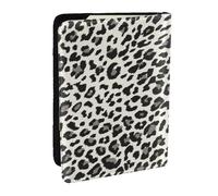 Wykjtwo Imprimé Léopard, Porte-Passeport Portefeuille de Voyage en Cuir PU Étui pour Passeport Couvre-Passeport 6,5 po