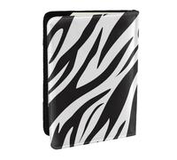 Wykjtwo Imprimé zèbre, Porte-Passeport Portefeuille de Voyage en Cuir PU Étui pour Passeport Couvre-Passeport 6,5 po