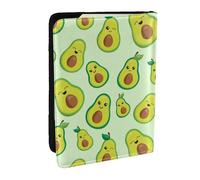 Wykjtwo Joli Avocat imprimé., Porte-Passeport Portefeuille de Voyage en Cuir PU Étui pour Passeport Couvre-Passeport 6,5 po