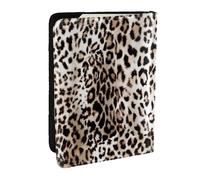 Wykjtwo Modèle de Conception léopard, Porte-Passeport Portefeuille de Voyage en Cuir PU Étui pour Passeport Couvre-Passeport 6,5 po
