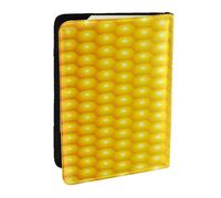 Wykjtwo Modèle d'épis de maïs Frais et mûrs, Porte-Passeport Portefeuille de Voyage en Cuir PU Étui pour Passeport Couvre-Passeport 6,5 po