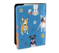 Wykjtwo Modèle Mignon de Chien du Labrador, Porte-Passeport Portefeuille de Voyage en Cuir PU Étui pour Passeport Couvre-Passeport 6,5 po