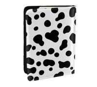 Wykjtwo Modèle sans Couture De Chien Dalmatien Ou Peau De Vache, Porte-Passeport Portefeuille de Voyage en Cuir PU Étui pour Passeport Couvre-Passeport 6,5 po