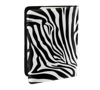 Wykjtwo Motif zèbre, Porte-Passeport Portefeuille de Voyage en Cuir PU Étui pour Passeport Couvre-Passeport 6,5 po