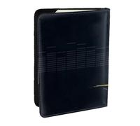Wykjtwo Musique Abstraite, Porte-Passeport Portefeuille de Voyage en Cuir PU Étui pour Passeport Couvre-Passeport 6,5 po
