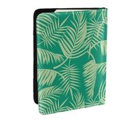 Wykjtwo Palmier Tropical, Porte-Passeport Portefeuille de Voyage en Cuir PU Étui pour Passeport Couvre-Passeport 6,5 po