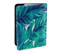 Wykjtwo Palmier Tropical, Porte-Passeport Portefeuille de Voyage en Cuir PU Étui pour Passeport Couvre-Passeport 6,5 po