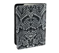 Wykjtwo Peau de Serpent, Porte-Passeport Portefeuille de Voyage en Cuir PU Étui pour Passeport Couvre-Passeport 6,5 po
